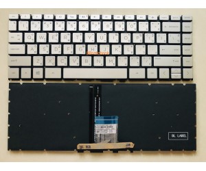 HP Compaq Keyboard คีย์บอร์ด PAVILION X360 14-CE 14-CD 14-CK 14-CF 14-CM 14-DG 14-DH 14S-DK 14Q-CS 14M-CD ภาษาไทย อังกฤษ   มีไฟ back light